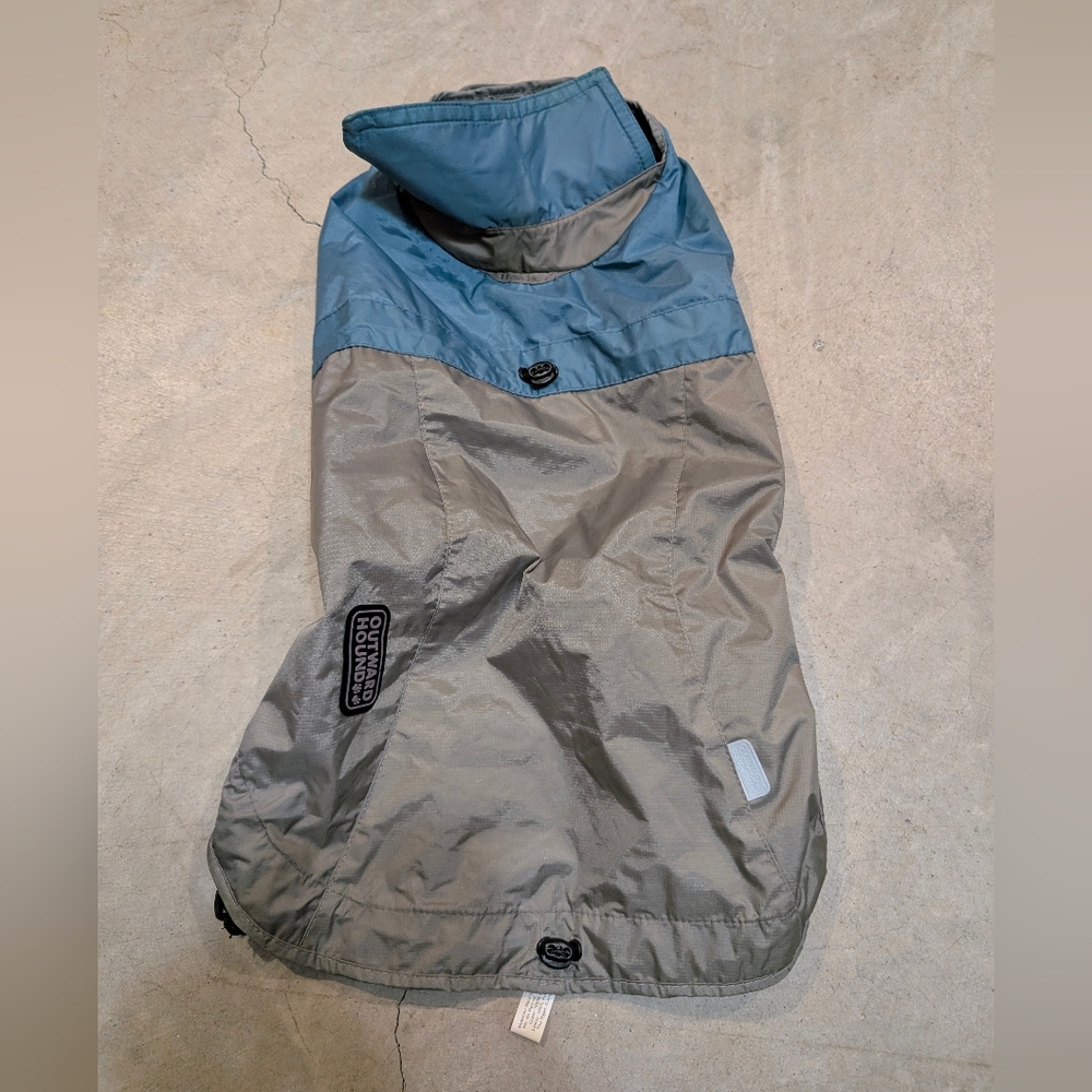 Outward Hound Blue and Gray Dog Coat